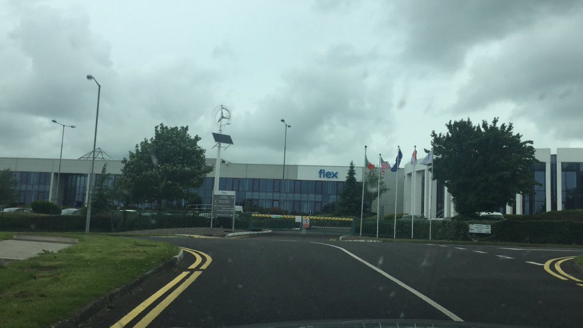 Airsynergy's tweet photo. Great to see our Smart Pole front and centre at the Flex manufacturing plant in Cork https://t.co/yqAhqvgKXm