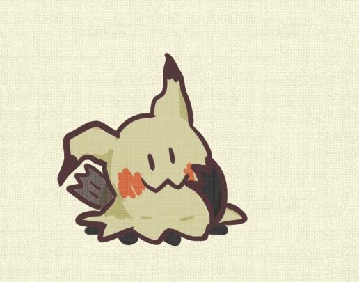 めちくん Sur Twitter うちの子ポケモン紹介 まるでやる気を感じられない見た目のミミッキュ 根はいい子 やる気無しっきゅに慕われてるピカチュウおじさん 表情が読み取れないけどいいおじさん T Co Uypqafur16 Twitter