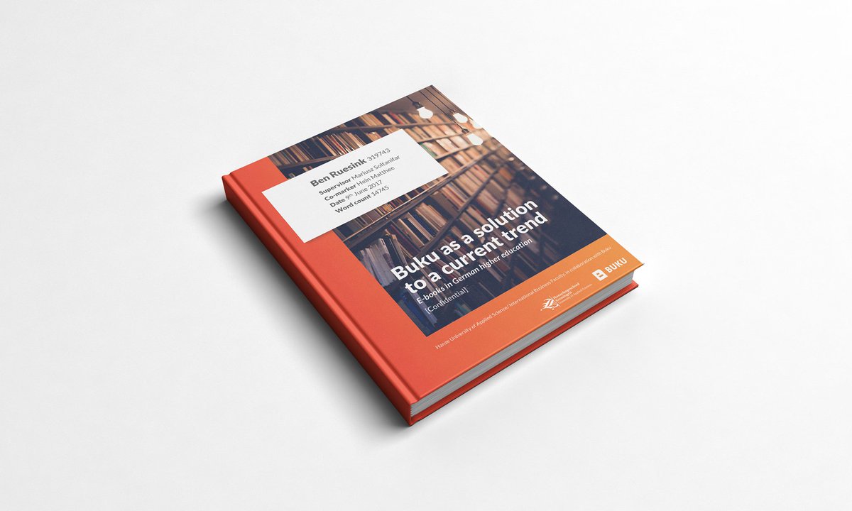 BUKU stagiair Ben Ruesink heeft vandaag zijn scriptie ingeleverd met als onderwerp ‘Ebooks in German higher education’.