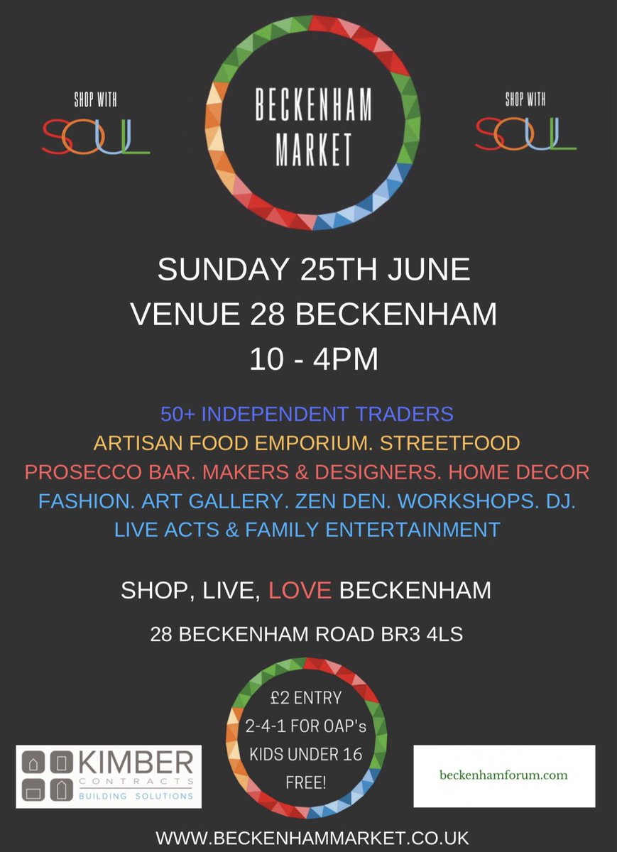 BeckenhamMarket's tweet photo. Friends of the beckenham Market please can you share this post? Much love always! #LoveLocal #shopping #shopwithsoul #buylocal  #eatlocal https://t.co/EVFrq5S8O8