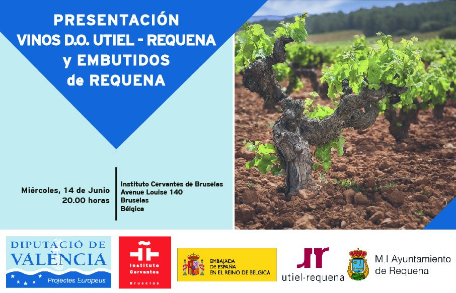 El 14 de junio acogeremos el acto de presentación de la #rutaíbera @OlocauAyto y una degustación de vinos @DOUtielRequena con @dipvalencia
