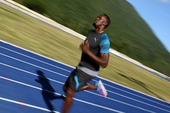 BBCSport's tweet photo. Usain Bolt will run his last-ever race on Jamaican soil this Saturday.

He is ready to put on a show.

Watch: https://t.co/XEt6X203pu https://t.co/XQ4hMbPinB