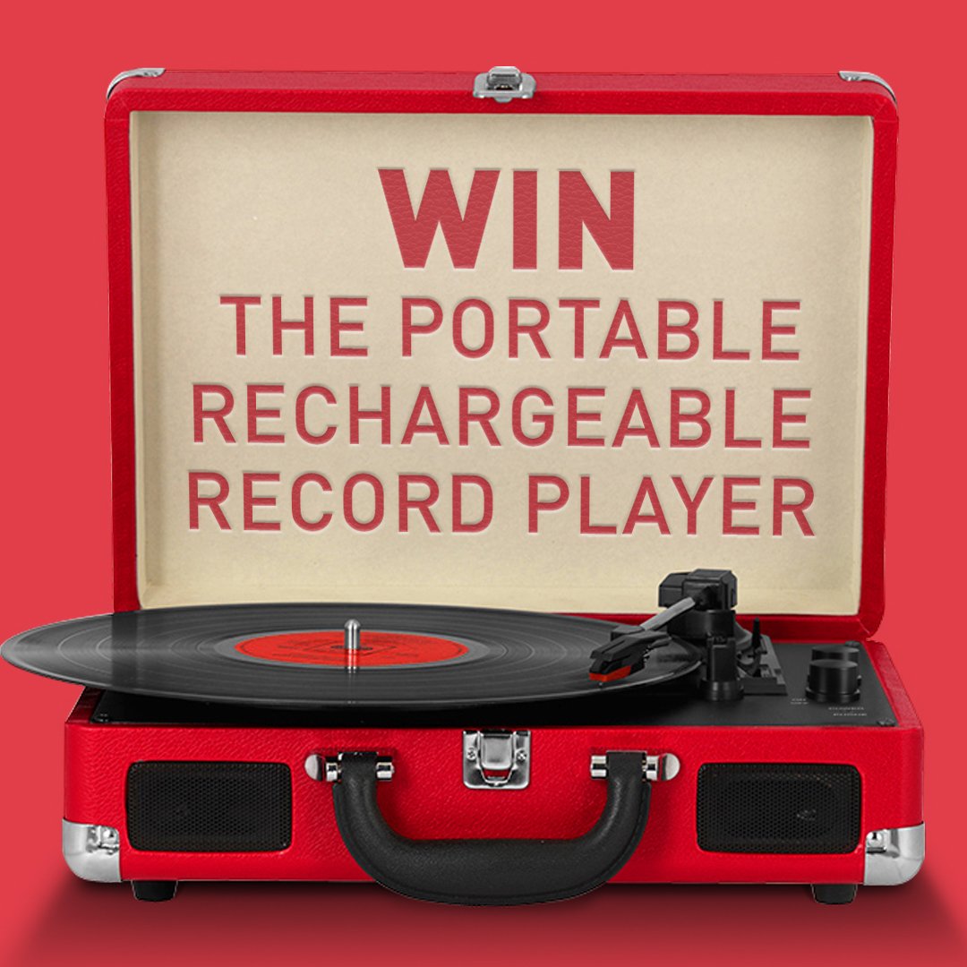 akai rechargeable portable briefcase turntable