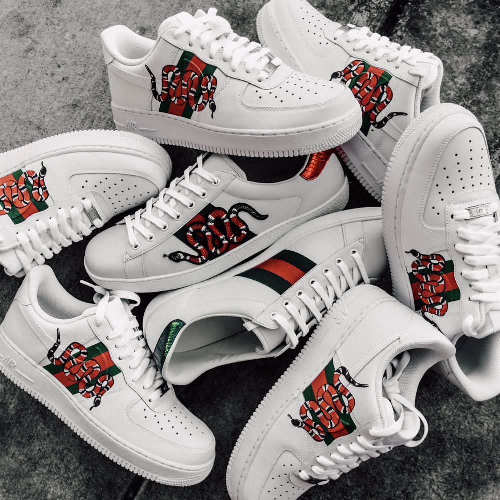 af1 gucci snake