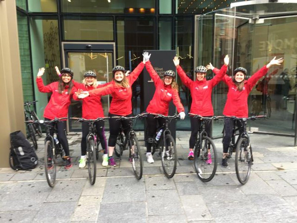 HeartScotland's tweet photo. Getting ready for #BikeWeekScot 10-18 June with @GlasBikeStation Go to https://t.co/GgNRERLxk4 for events/info #cycling #pfs2017 https://t.co/PUjzlxc254