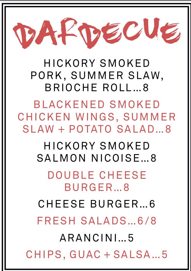 Here it is - the menu for our barbecue pop up at tomorrow's <a href="/7DialsLondon/">Seven Dials</a> #fashionfeast