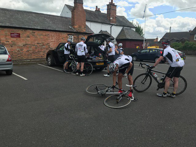 InnesEngland's tweet photo. Quick snack stop at Thornton. Just two more stops before #Derby #100miles #MostActiveAgent https://t.co/TZJGjSev8Y