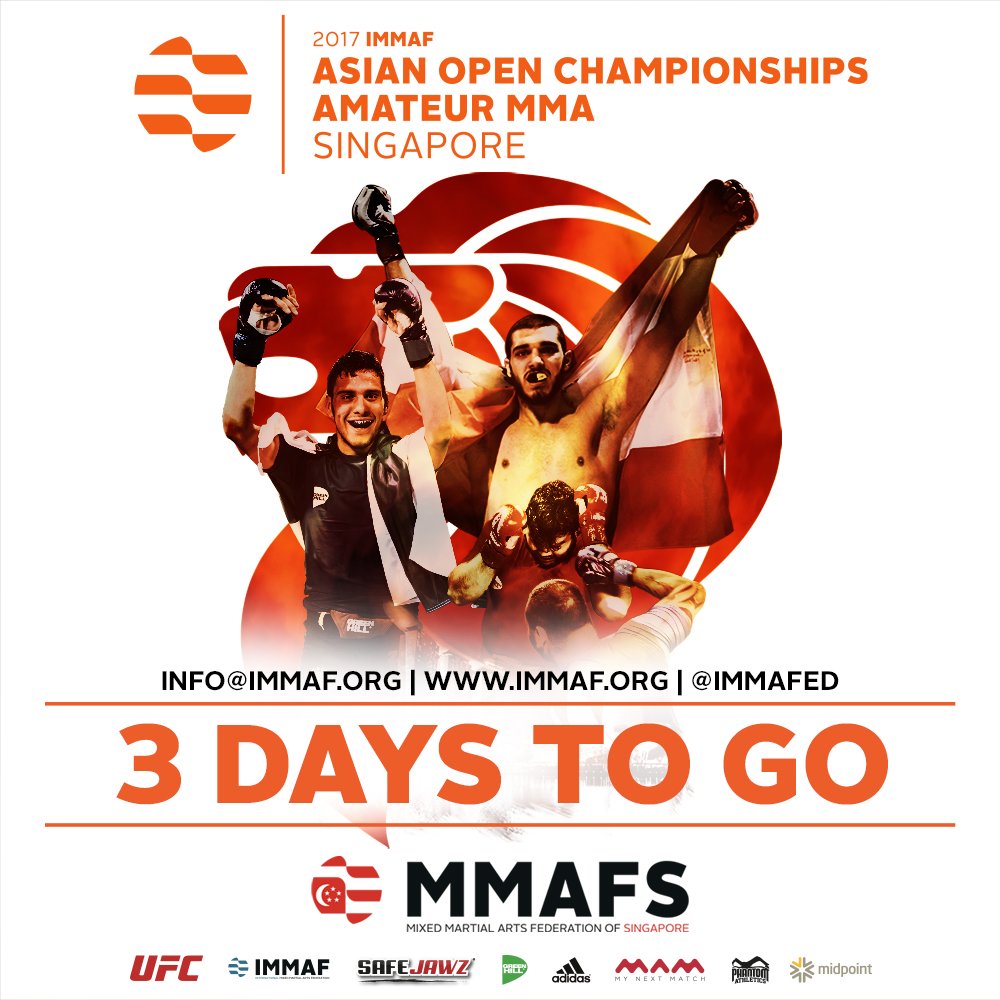 IMMAFed's tweet photo. #3days #2017AsianOpen #AmateurMMA #Singapore 
✈️🇨🇳🥊🥊🤼‍♀️🤼‍♂️🤸‍♀️🥇🥈🥉🍾🍔🍰 https://t.co/Pwp5FOXbCY