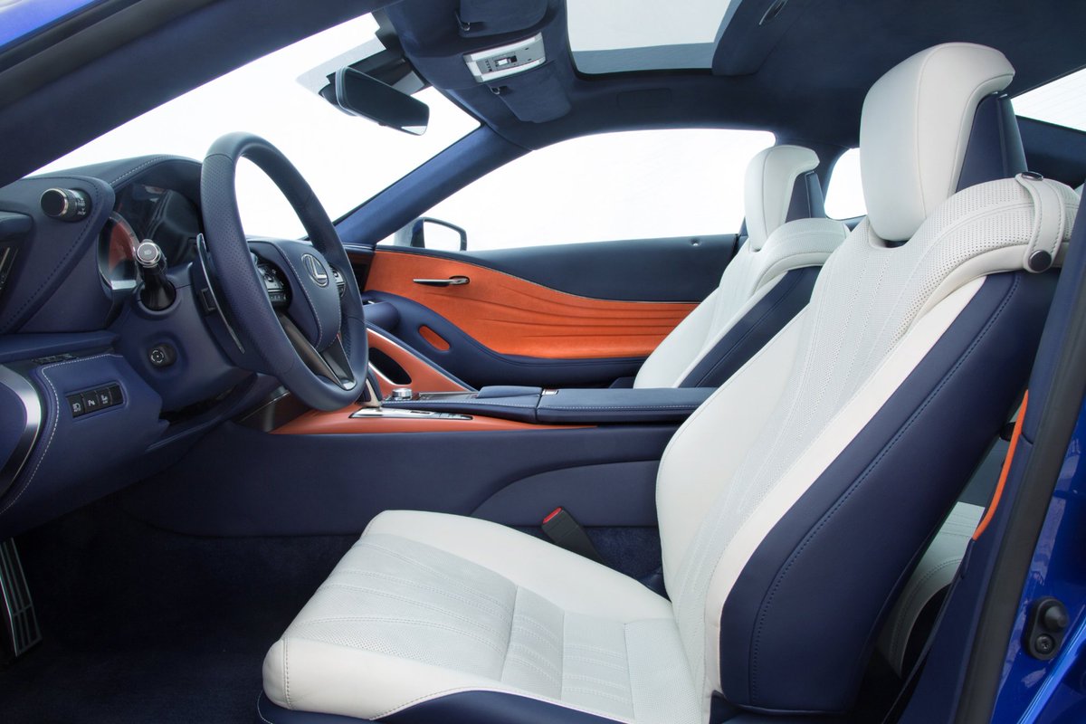 When your car drives like a rocket, you want seats to match. #LexusLC lexus.com/models/LC