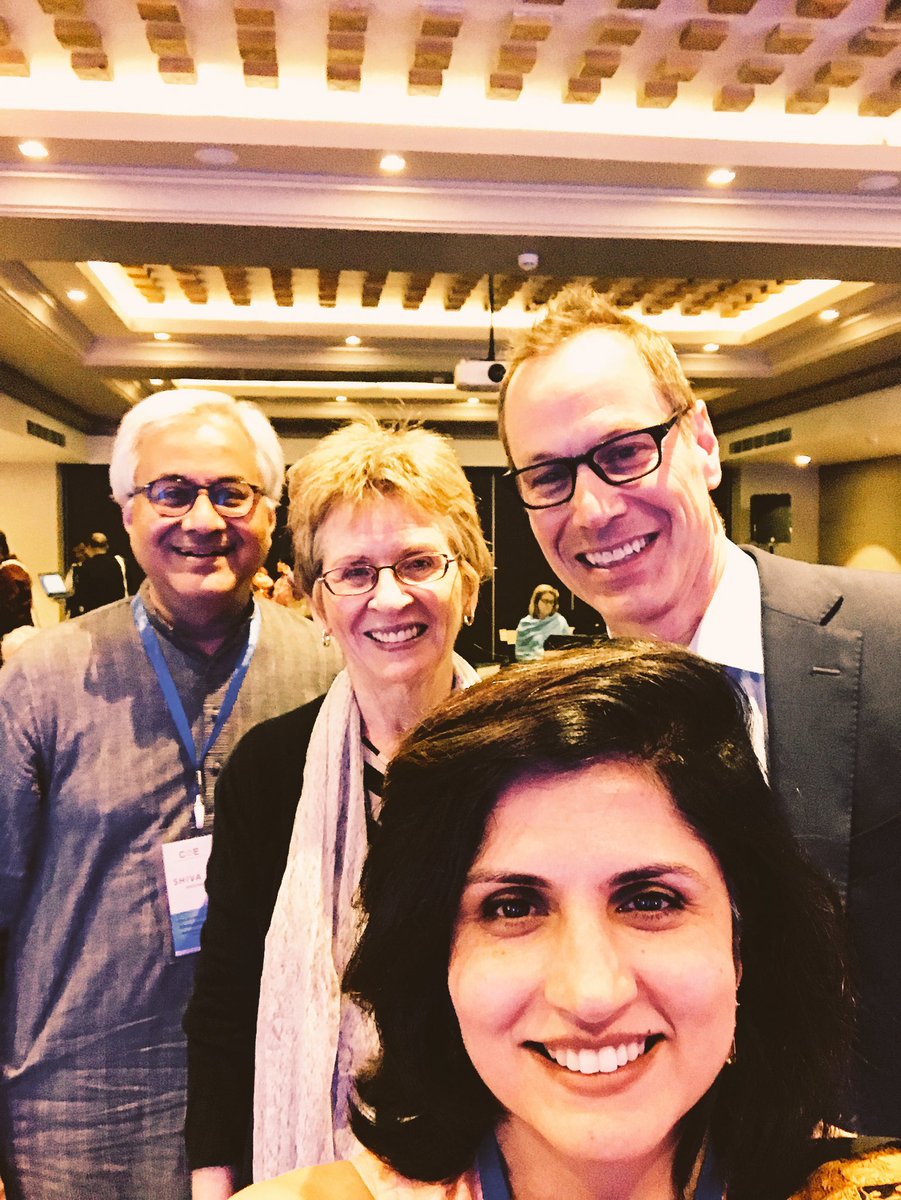 Jo_Puri's tweet photo. The four keynote speakers #evalcon it's done! AkShivakumar, NancyMcPherson @John_Gargani, moi. #evaluationcanbefun #ieu_gcf @CoE_SouthAsia https://t.co/rUSdZ13Wlm