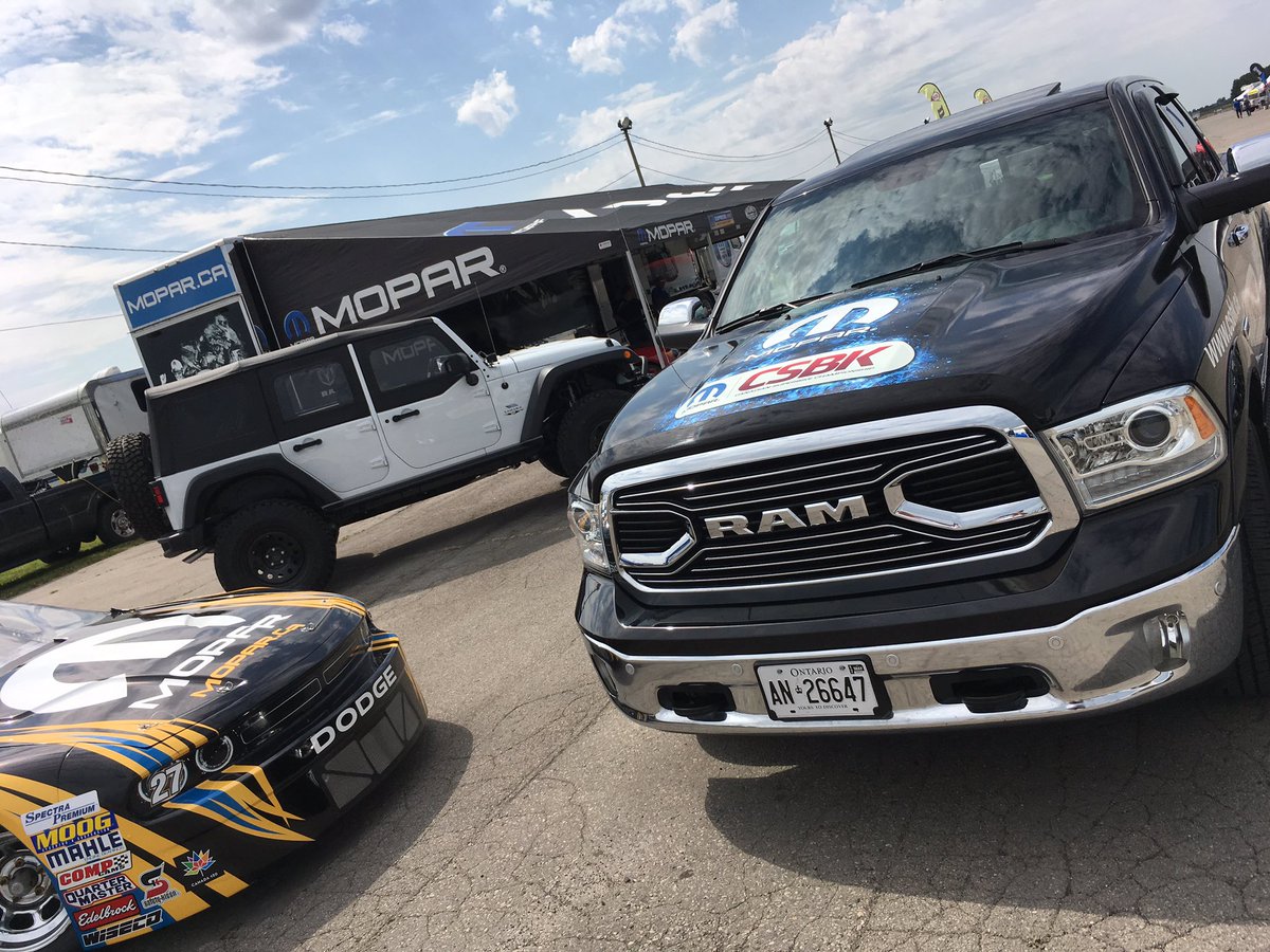 Great to have our title sponsor <a href="/OfficialMOPAR/">MOPAR</a> with us at <a href="/GBMotorplex/">Grand Bend Motorplex</a>!  Drop by and check out their full display this weekend!! #CSBKonTSN