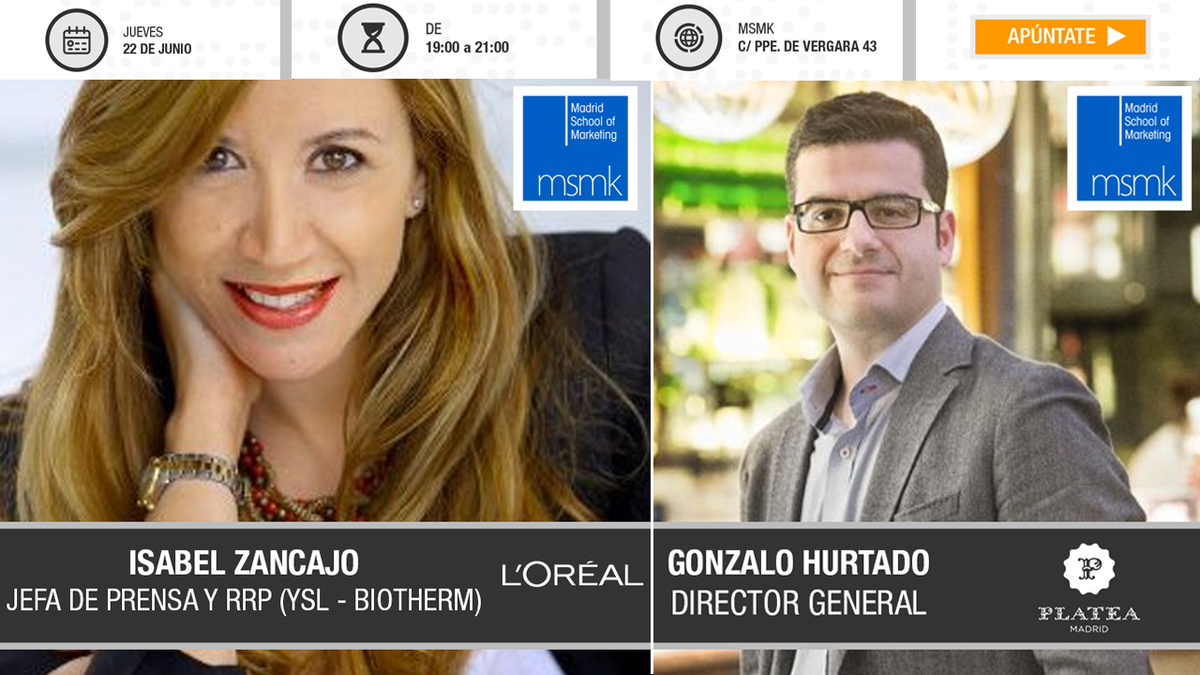 MSMK_'s tweet photo. Los expertos @Isabel82043915 y @GohuarHurtado nos contarán sobre brand management y #lujo https://t.co/jV4rYNWp3F #ModernThinkingMSMK https://t.co/gWjWqel3Sq
