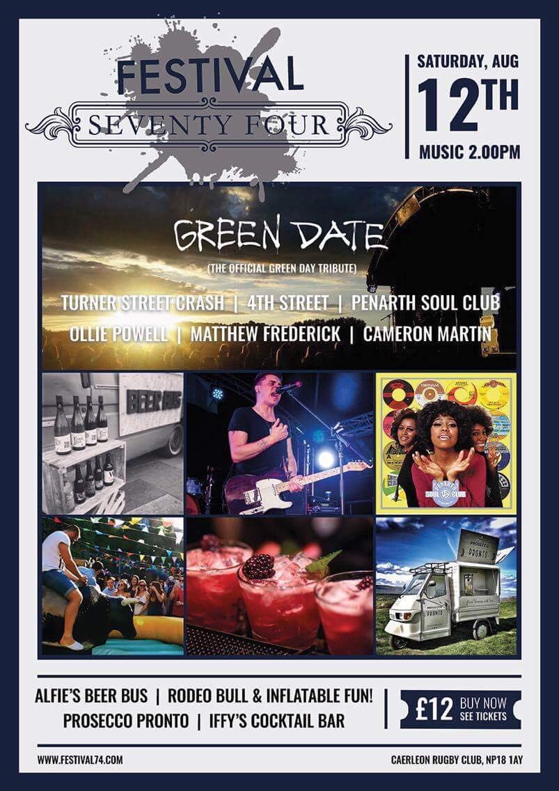 Buy your tickets now at seetickets.com - Festival 74