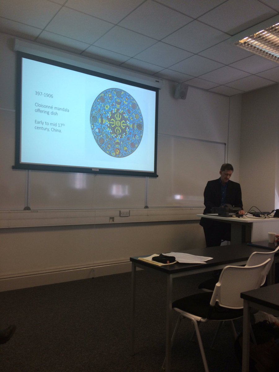 tibetcurator's tweet image. Clarke: Objects were purchased after referees assessed The criteria used was object was novel &amp;amp; pleasing to the eye #THObjectLessons