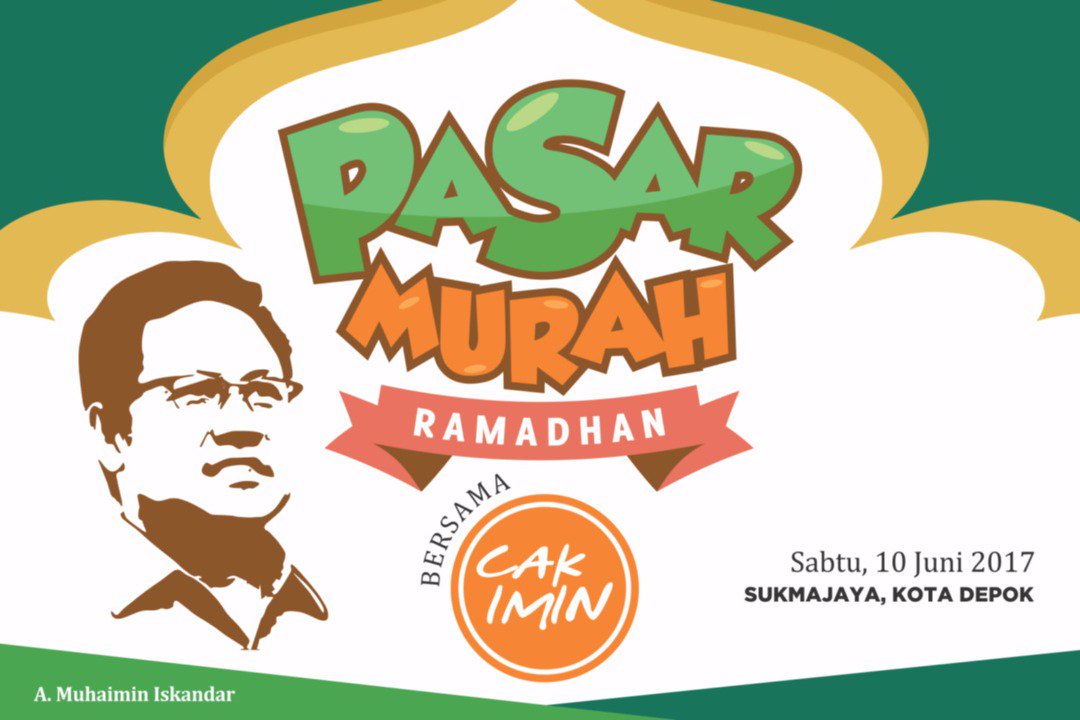 DPP_PKB's tweet photo. Mengajak warga Depok dan sekitarnya utk hadir bsk dlm gelaran Pasar Murah Ramadhan bersama @cakiminpkb di Sukma Jaya, Kota Depok. #CakImin https://t.co/IxnpTOmjB9