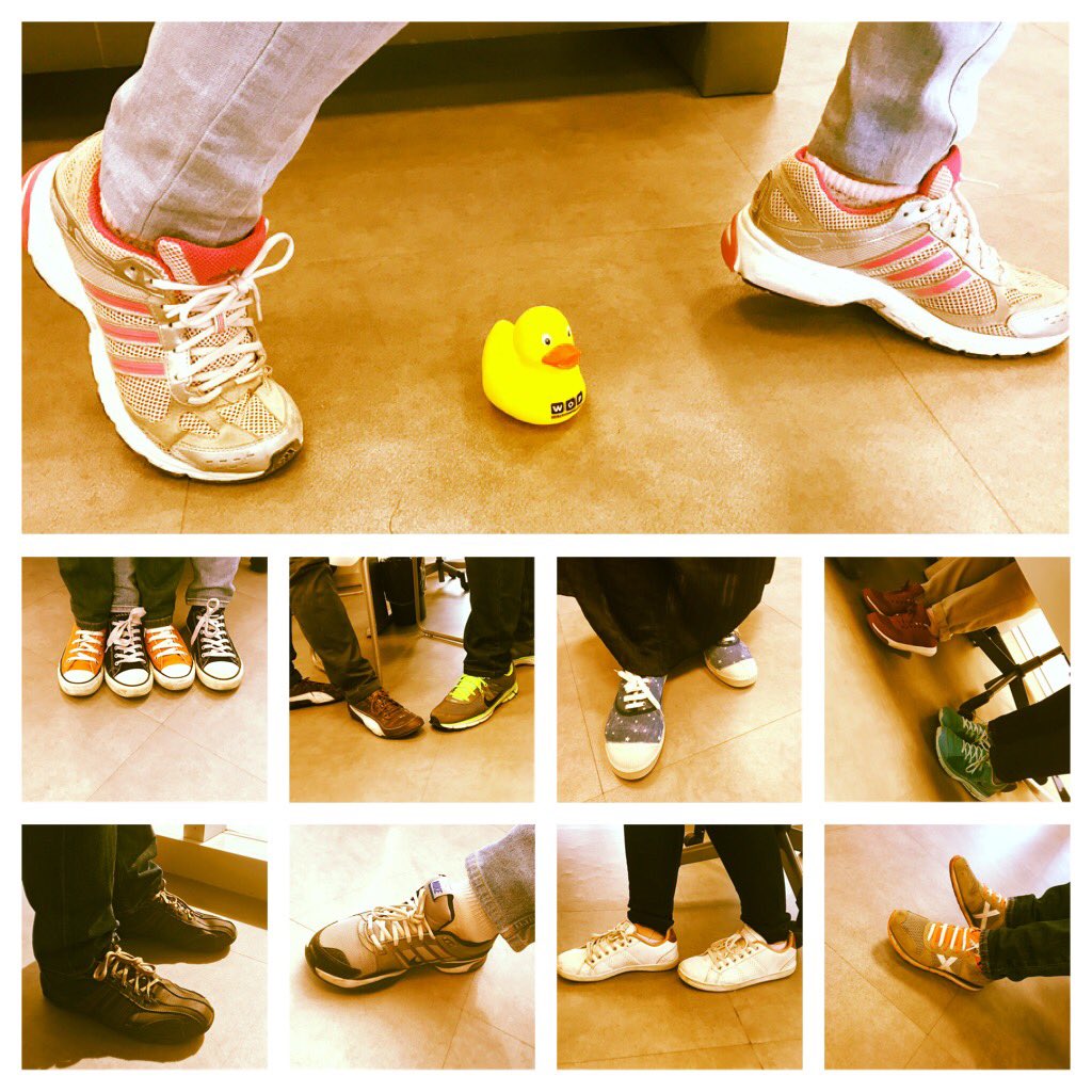 mcfloressanchez's tweet photo. #SneakersDay at @AXA_CS Spain #CRWeek2017 #LiveABetterLife 😍😎 https://t.co/GJMf7wrpU5