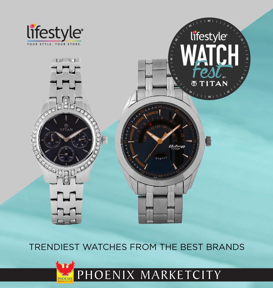 pmcchennai's tweet photo. Hail to the @Lifestyle_Store to get yourself the trendiest watches for the season. #Watchfest is here &amp; one can't miss it. https://t.co/8zuOcghlXA