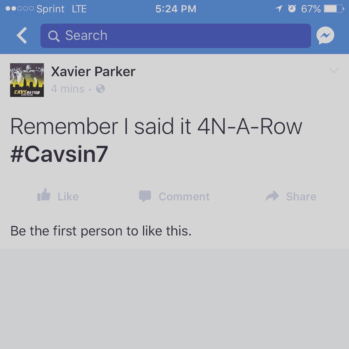 TheRealXavierP's tweet photo. @HammerNation19 @EasyENation @egoldie80 @TheRealTRizzo I don't think you believe Cle #4NARow 1 game at a time https://t.co/YEUdUMtfKX