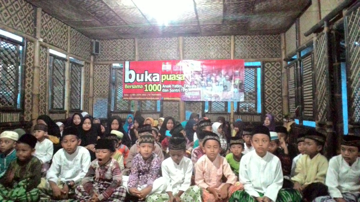 Alhamdlh.. jumat ke 2 ramadhan, #MSbukber1000anak dg santri rmh tahfidz wonosobo,, <a href="/MakelarSedekah/">@MakelarSedekah</a> ,<a href="/masmono08/">MasMono</a>