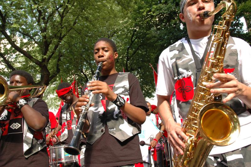 africaoye's tweet photo. Mixing styles from across the world to create a dynamic new drum &amp; brass performance, don't miss BEATLIFE &amp; @KinetikaBloco 18 June #Oye25 https://t.co/ALgA8yCwMy