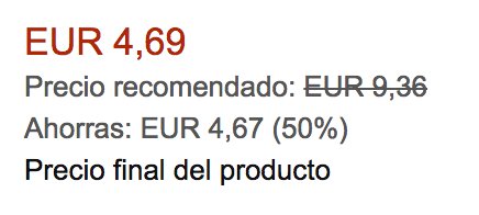 joseluis_laso's tweet photo. Esta gente de amazon se ha vuelto loca, no sé lo que durará la oferta del 50% de #AlFinEva https://t.co/LfcA5dOW37 https://t.co/WzUAU5DIqU