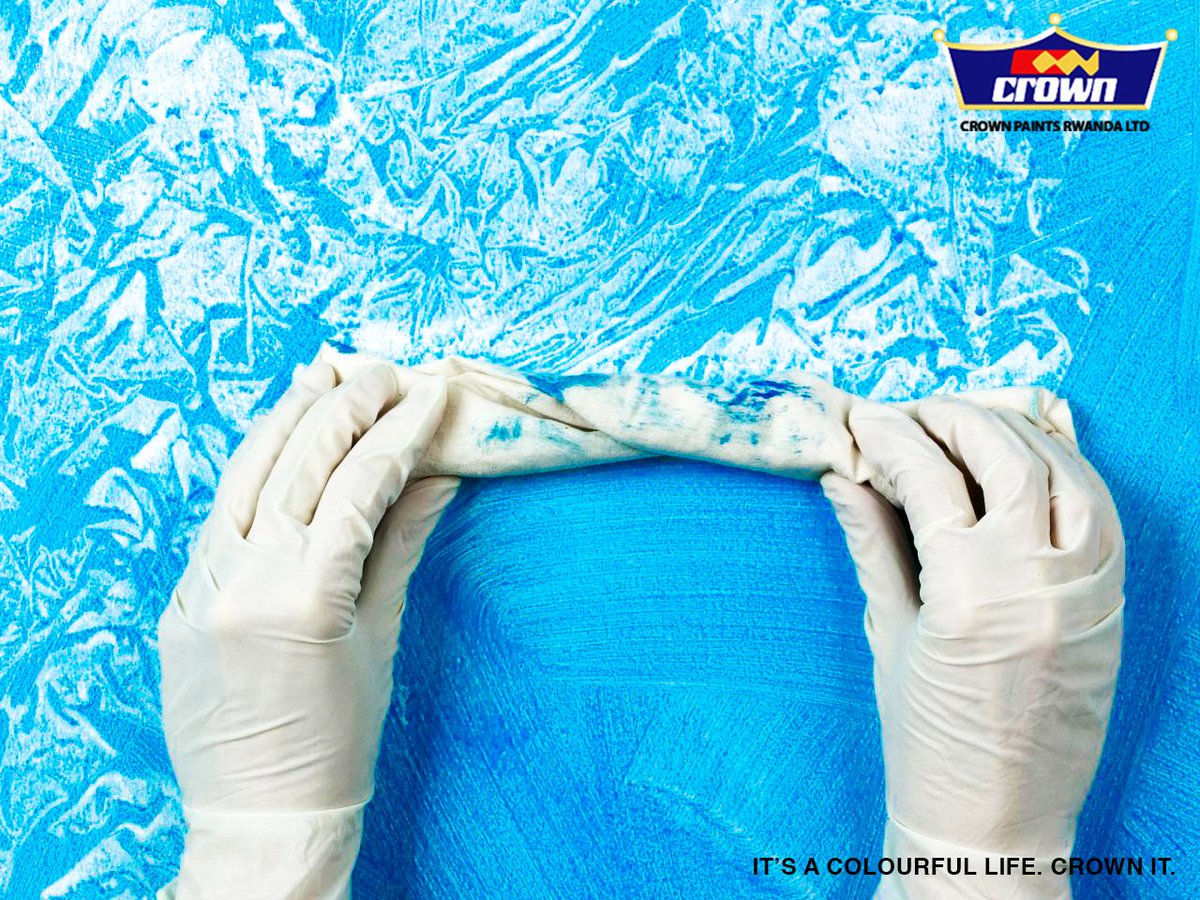 crownpaintsrw's tweet photo. Want to learn how to create decorative paint techniques?  Visit #CrownPaints #Rwanda. #PaintTipFriday #ShadesOfBlue #TGIF https://t.co/CvRFx78gjN