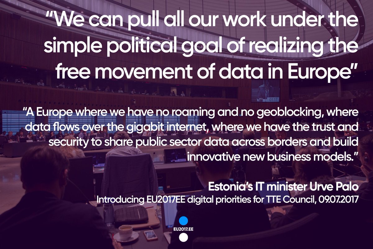 EEinEU's tweet photo. Estonian Presidency will devote significant attention to developing the European #dataeconomy https://t.co/IdSMtwkO8W