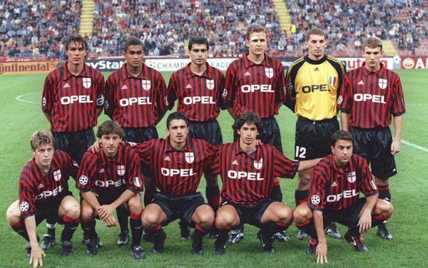 98 2000 год. AC Milan 1999.