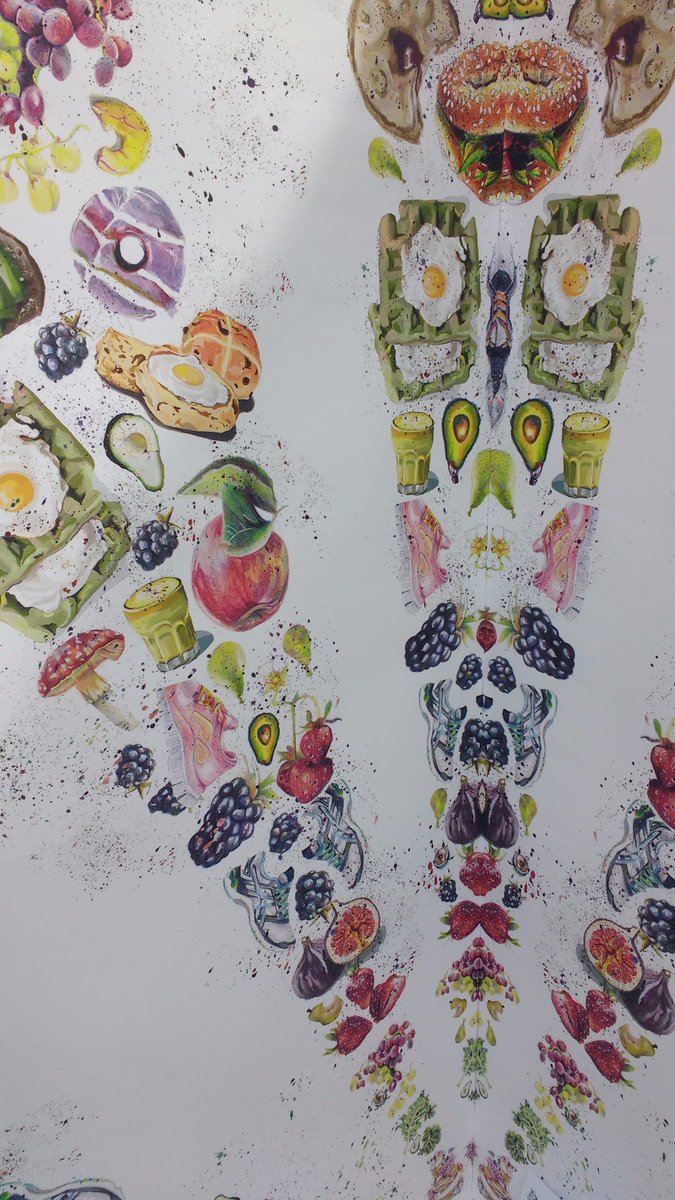 Ooooo lovely <a href="/LeftLion/">LeftLion Magazine Nottingham</a> #NTUDEGREESHOW #ntuart #foodart #makingmehungry