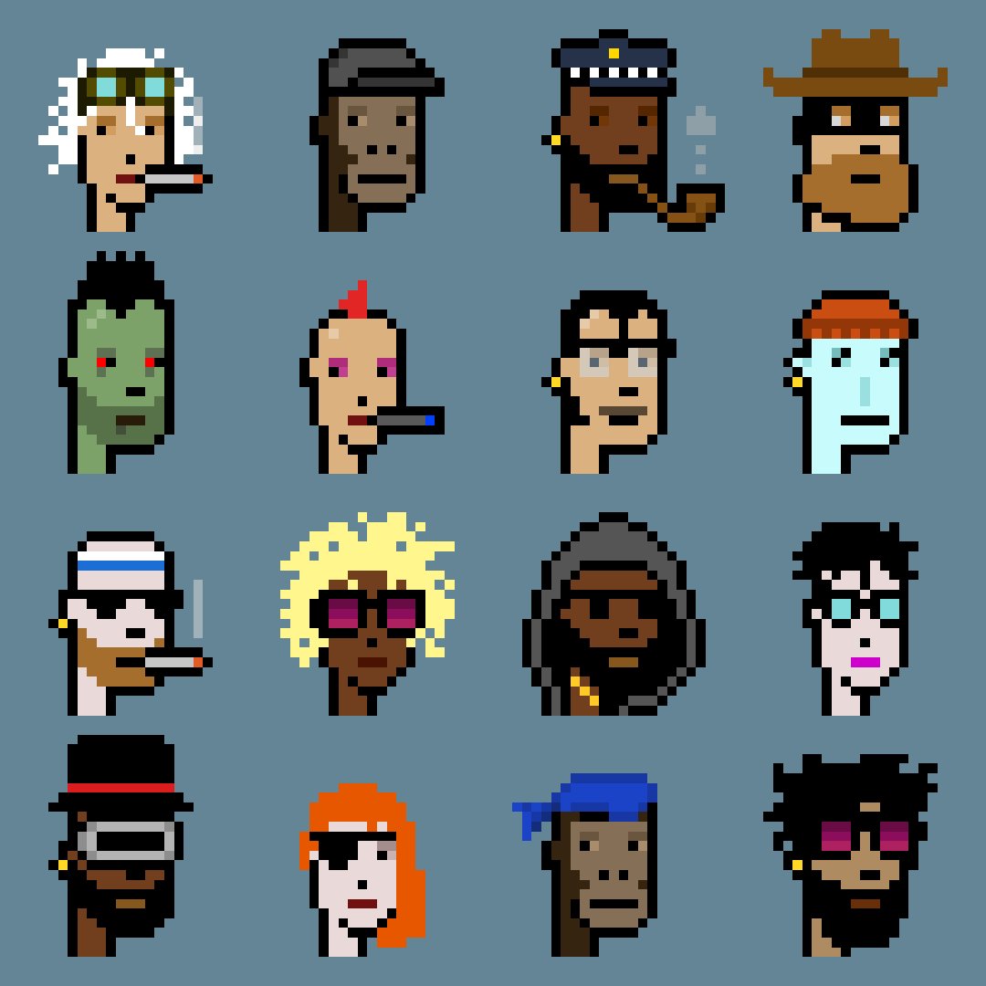 CryptoPunks Twitterissä: "🚨 New Project Alert 🚨 CryptoPunks: https://t.co/pxglKeGai6 10,000 unique characters that you can own on the Ethereum blockchain. https://t.co/Tfx48t5QuF" / Twitter
