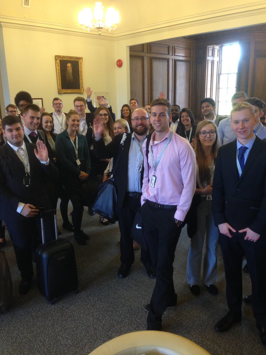 8clarkd's tweet photo. #IBMPlacements on tour in hursley with their guide @Milnerpa -welcome to #ibm https://t.co/SfaNazVQrS