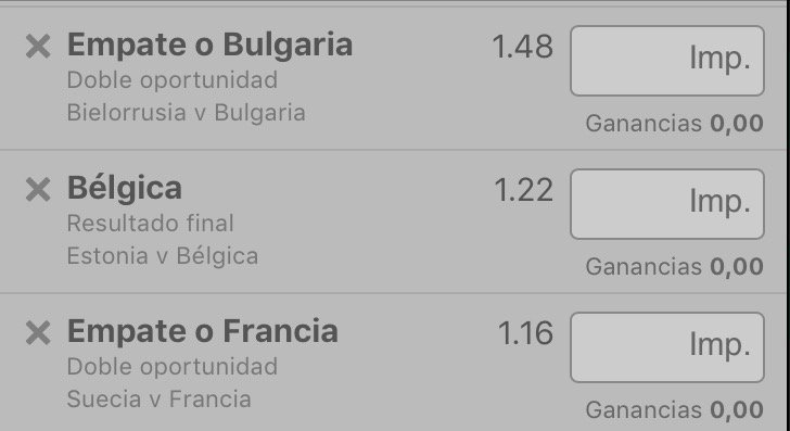 CreadorDeVerdes's tweet photo. Apuesta 2, Stake 8
30€ ↔️ 63.3€ https://t.co/ZdeFK2TFbt