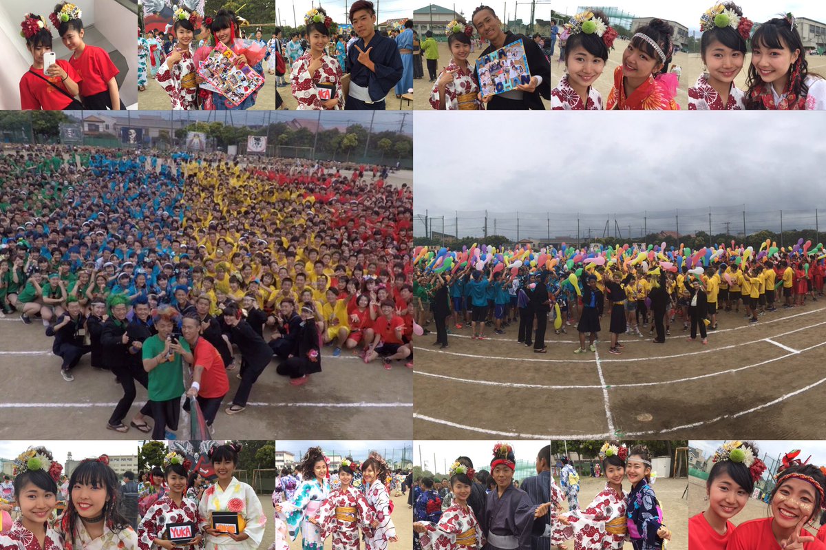 temae_ka's tweet photo. 人生で最後の体育祭終わっちゃった〜😭こんなに最高な体育祭を作ってくれた41期のみんな、そして42.43期も本当にありがとう😭💕頼りない衣装長だったからたくさん迷惑かけちゃったけど、みんなと一緒に作り上げることができてよかったです！鶴嶺最高大好き❤️💙💛💚 https://t.co/JfKAJwy4D1