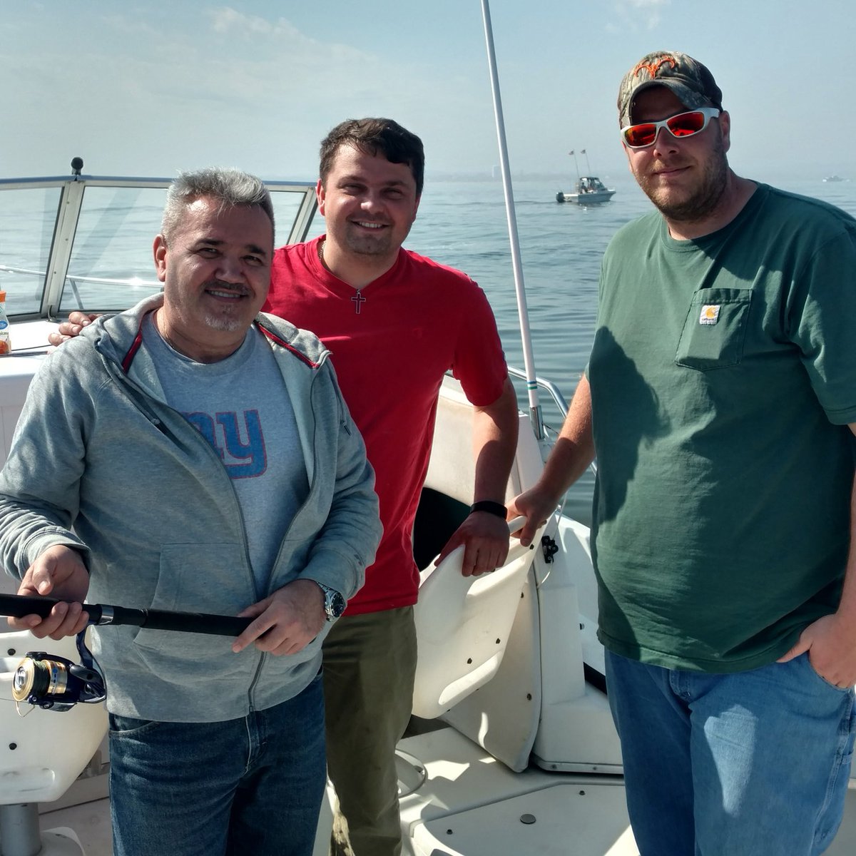 TriangleSport's tweet photo. Some of our associates enjoying a beautiful day on the water #TeamTriangle #TriangleSport #ConfidenceInYourLine #FishingFriday #fishing https://t.co/ZDattP5JrP