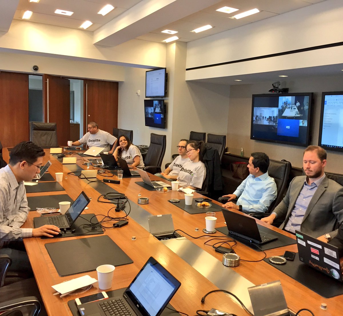 humdata's tweet photo. .@Deloitte #HDXImpactDay is off to a great start and #dataviz creation is underway! https://t.co/c7lBtE2vUF