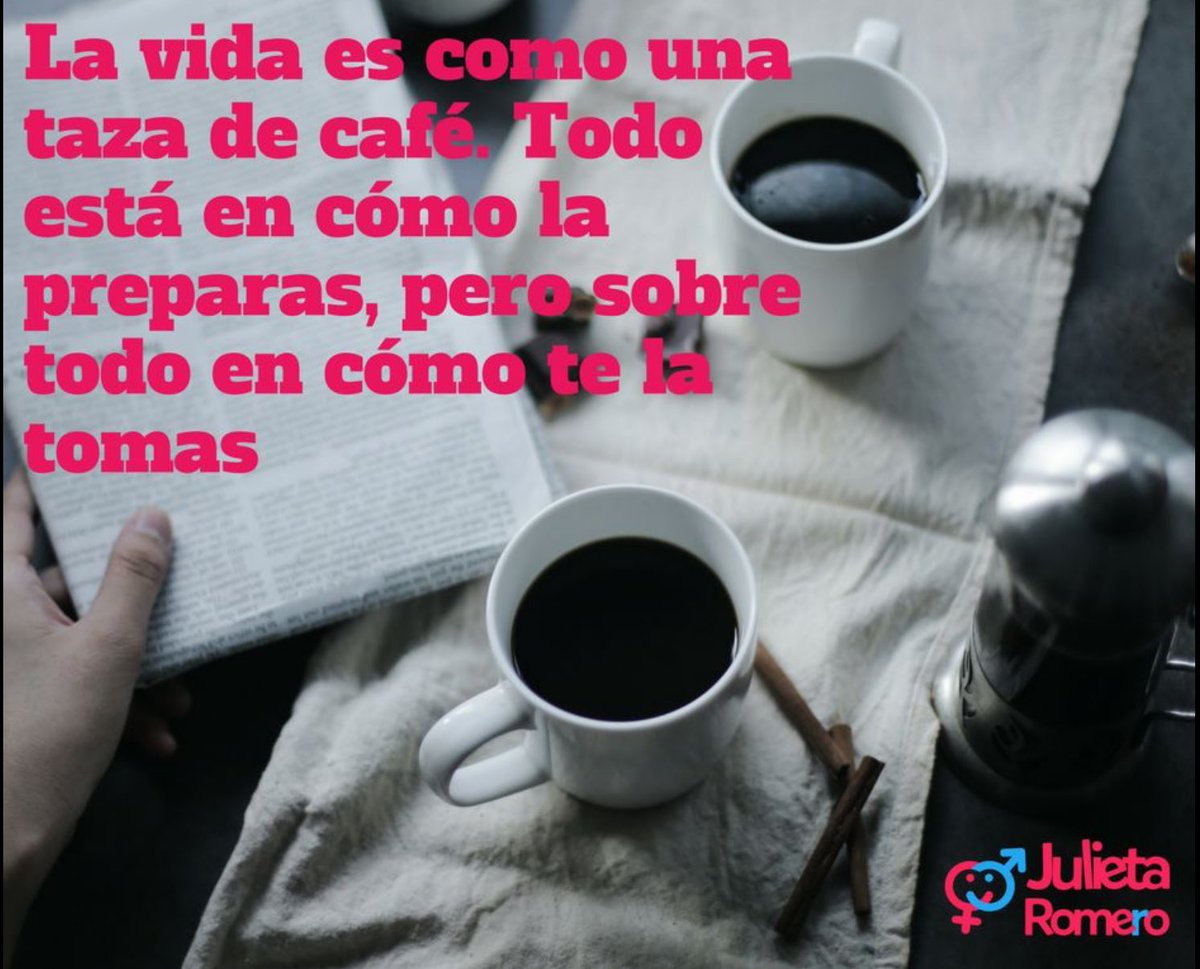 JulietaRomer0's tweet photo. ¿Cómo te tomas el #cafe? ¿Y la vida? #FelizFinde #compartidalavida #encuentratupareja #happydating #julietaromero https://t.co/rBVizwDPgO