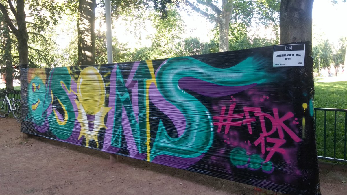 Pat2Catt's tweet photo. Graff' cooool 😎
🎨
#FDK2017 #Lyon #graffiti https://t.co/oaeaXsuBQk