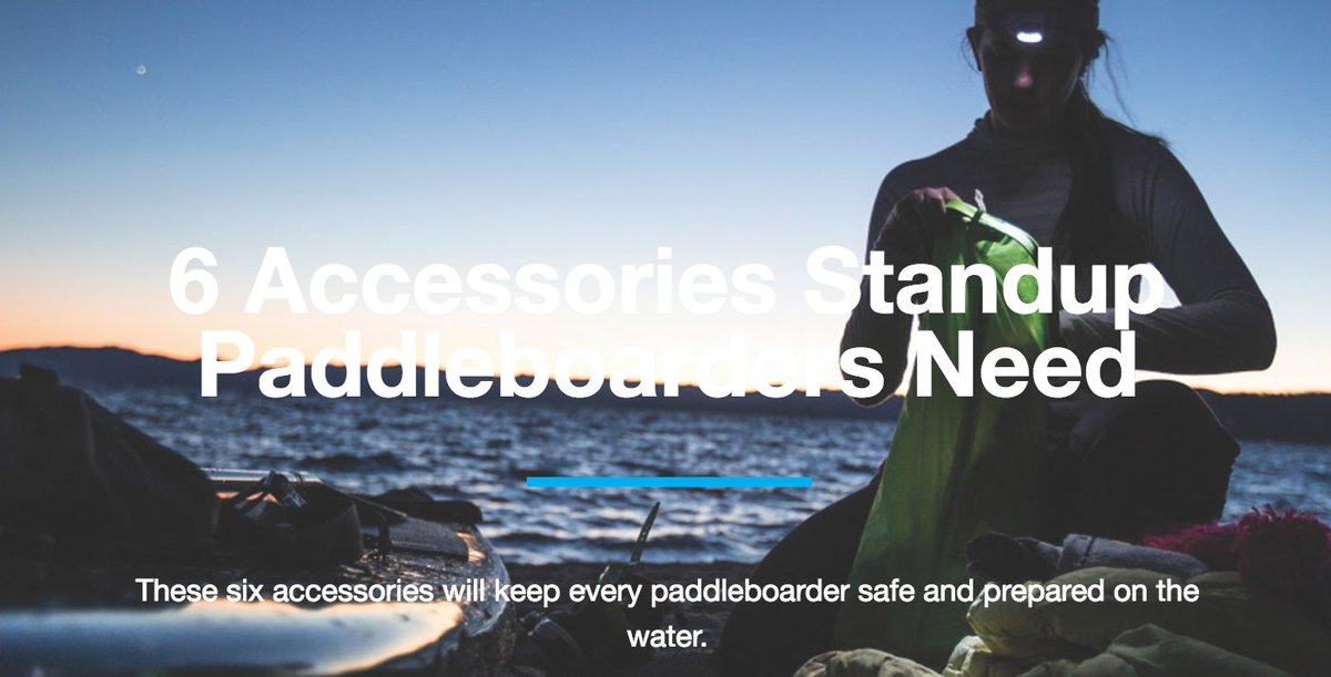 BoatingCampaign's tweet photo. Life jacket? Check. Paddle? Check. SUP board? Check. Additional Gear? Read on: https://t.co/ngNxlq2F7N @advkayakmag #safeboating https://t.co/V3FIQ72Bdb