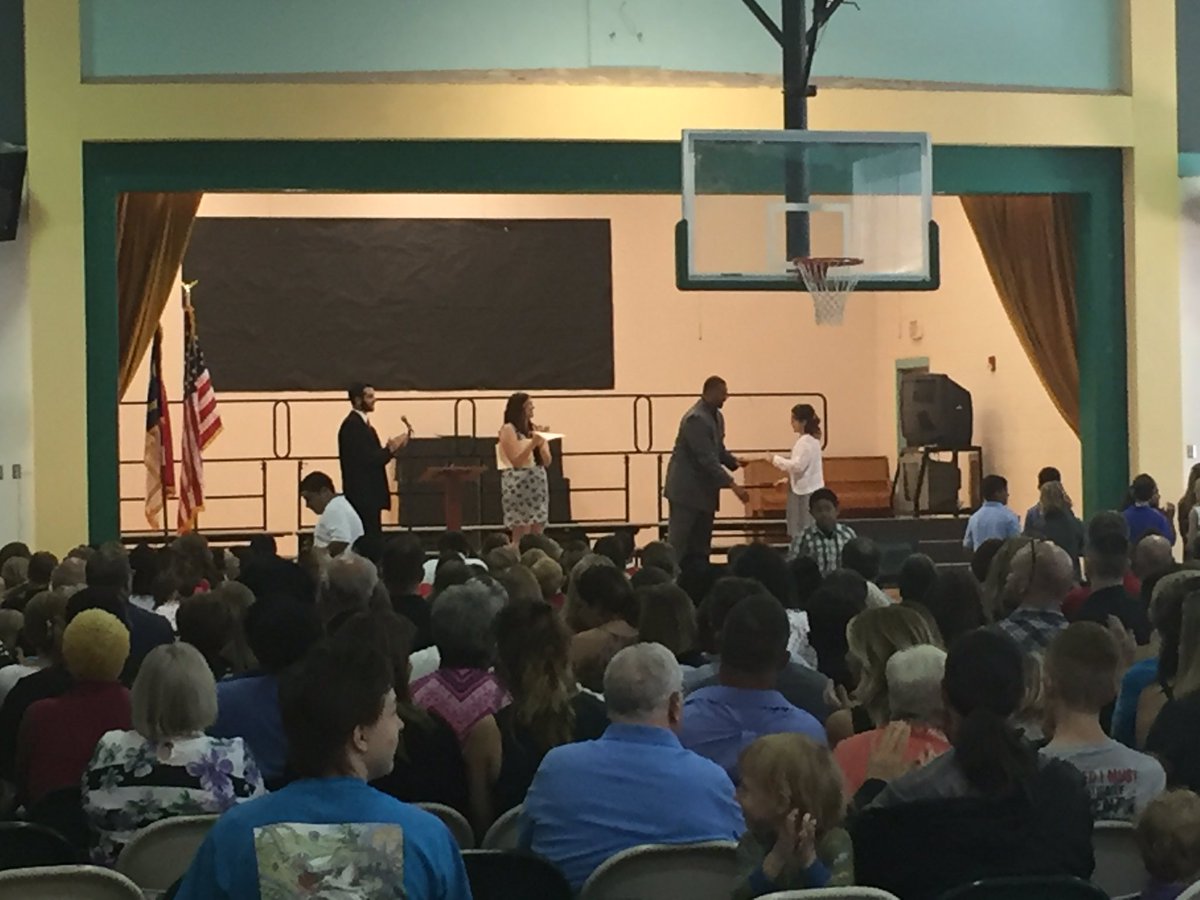 MrsWidstrand's tweet photo. 5th Grade Graduation...best of luck in middle school!  #graduation @apexescougars @ApexESPTA https://t.co/IK9Eac8WP3