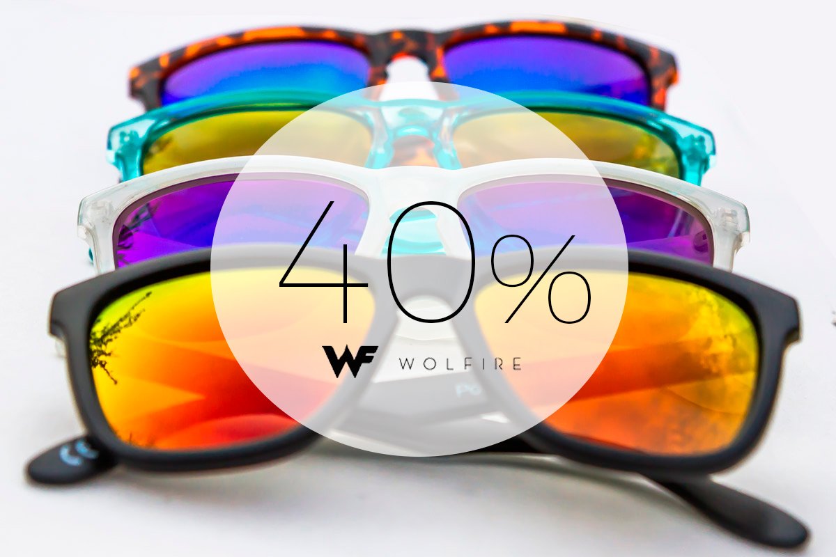 wolfireglasses's tweet photo. ¡Atención! Tenemos todas nuestras #GafasdeSol al 40% en nuestra web. ¡Solo este fin de semana! ¿Te lo vas a perder? https://t.co/i2iKjL768D https://t.co/pmOueIw509