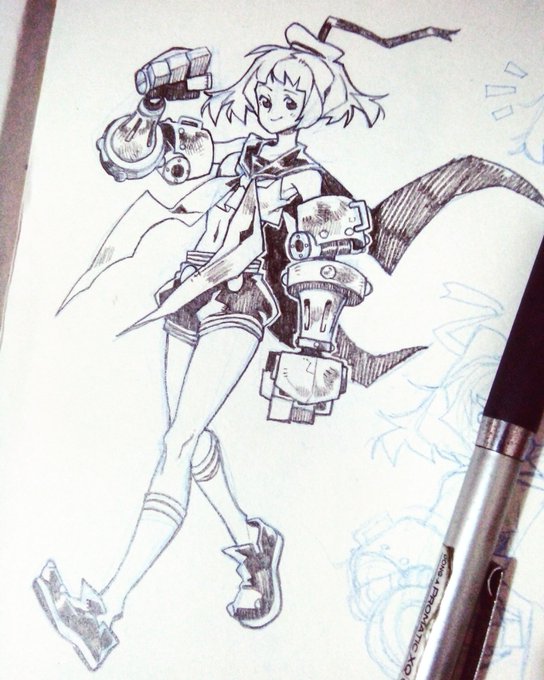 Bernadette and Antonov sketches. They're characters from Steamboat Odyssey !! 