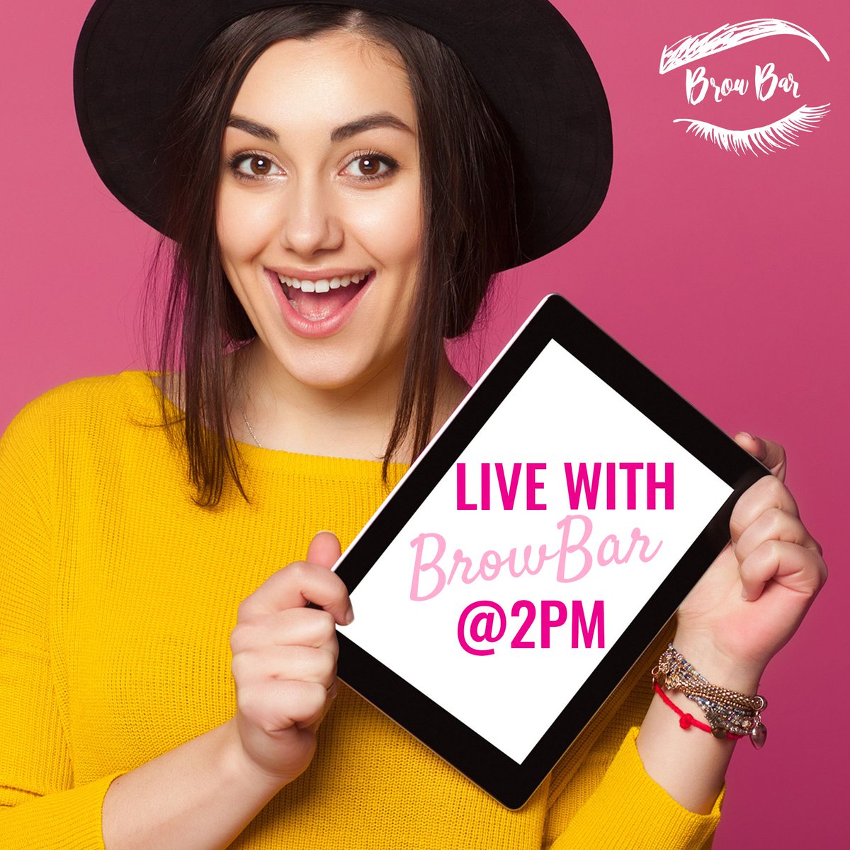browbarlux's tweet photo. We will be LIVE at 2PM! Don't miss your chance to win great prizes, see a live demo, &amp; learn about the crazy new trend #Microblading https://t.co/AuZOQZtq12