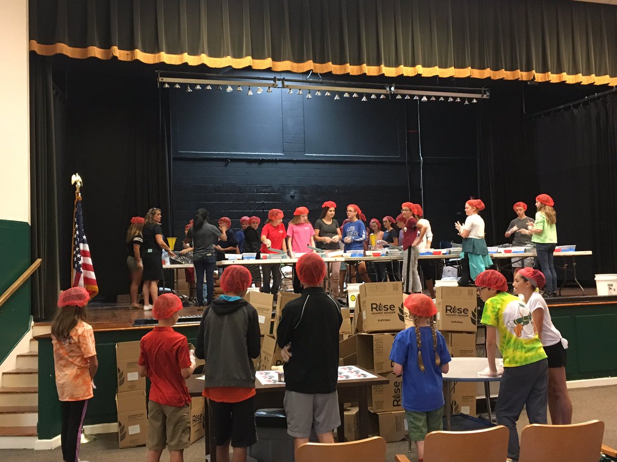 GWHairston's tweet photo. Lots of great things happening at YMS today! Grateful for Ss who want to Rise Against Hunger! Goal met; now the packing begins. #ymstags https://t.co/TEQznf0Xoj