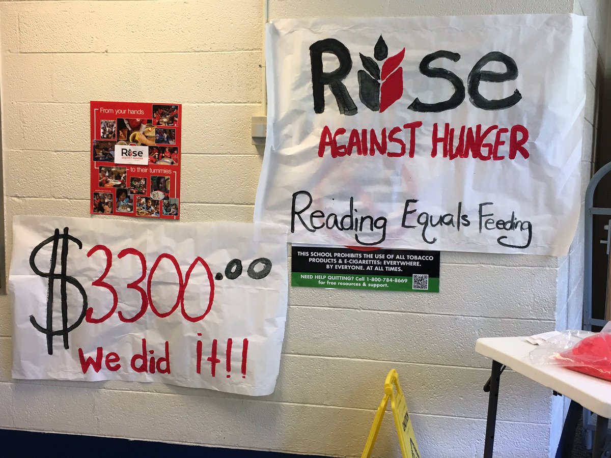 GWHairston's tweet photo. Lots of great things happening at YMS today! Grateful for Ss who want to Rise Against Hunger! Goal met; now the packing begins. #ymstags https://t.co/TEQznf0Xoj