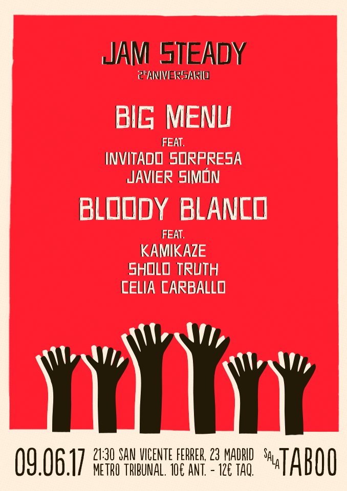 E1MD_RECORDS's tweet photo. ESTA NOCHE a partir de las 21:30 tenéis una cita en MADRID en sala TABOO con BLOODY BLANCO, LATEX DIAMOND Y SHOLO TRUTH en JAM STEADY. https://t.co/faDV0Adp2v