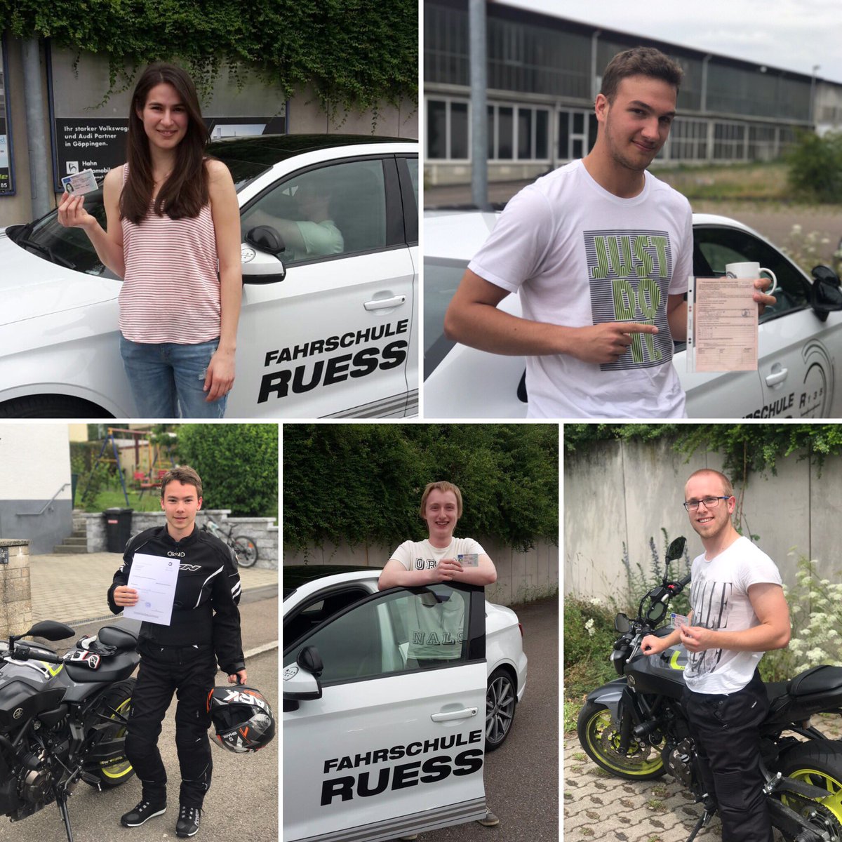 FahrschuleRuess's tweet photo. Glückwunsch 👌 #führerschein #fahrschule #göppingen #bestanden #praktischeprüfung https://t.co/4TiAujcl7H