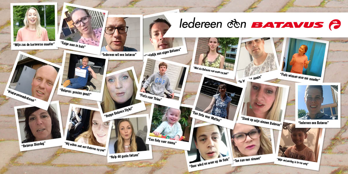 Wij vinden dat iedereen een echte Batavus verdient. Ga snel naar iedereeneenbatavus.nl en doe mee met deze actie! #iedereeneenbatavus