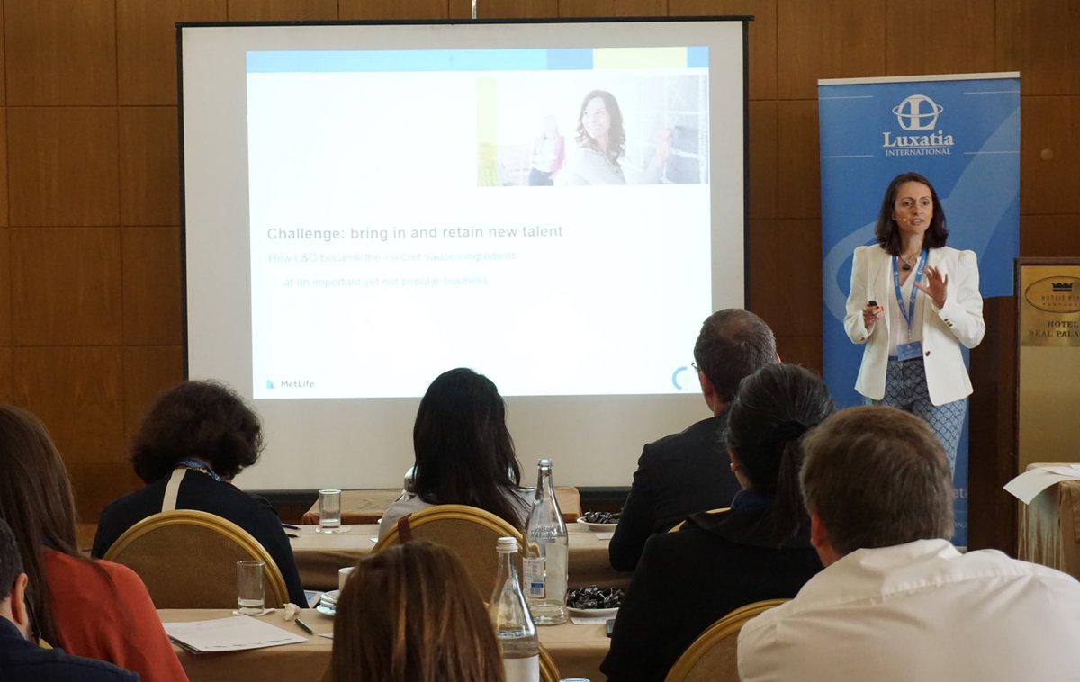 Luxatia_intl's tweet photo. 'Creating a learning-based #culture'-great presentation by Marta Maria from @MetLife at the 2nd Corporate L&amp;D Summit #leadership #CLD2017 https://t.co/XEPTVQXHHy