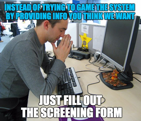 WeArePSgroup's tweet photo. #escortscreening PSA to dudes: If we have a screening form that is the info that we need to screen you. https://t.co/rDgaBQ6Sj5