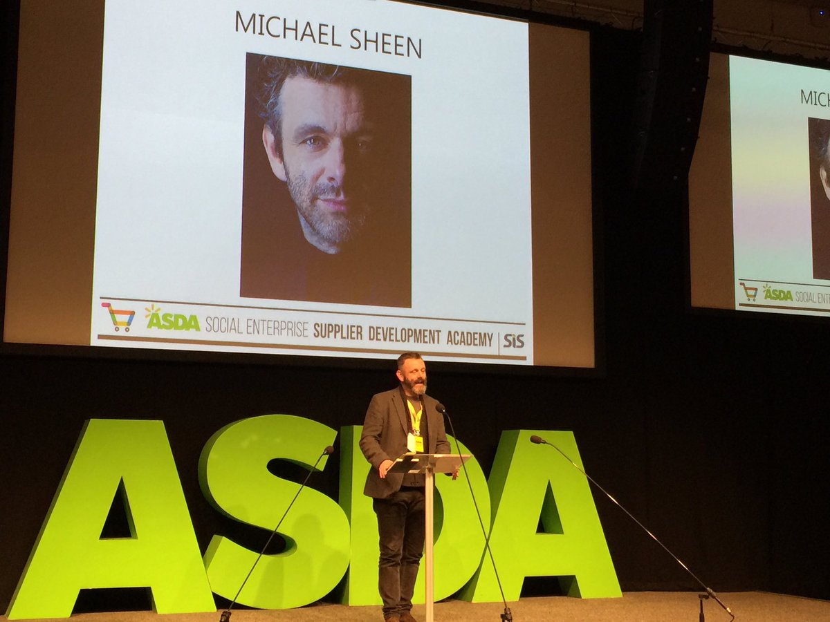 Great to meet social enterprise ambassador <a href="/michaelsheen/">michael sheen 💙</a> &amp; show our #Fairtrade balls <a href="/asda/">Asda</a> #buysocial <a href="/socinvestscot/">Social Investment Scotland</a> academy